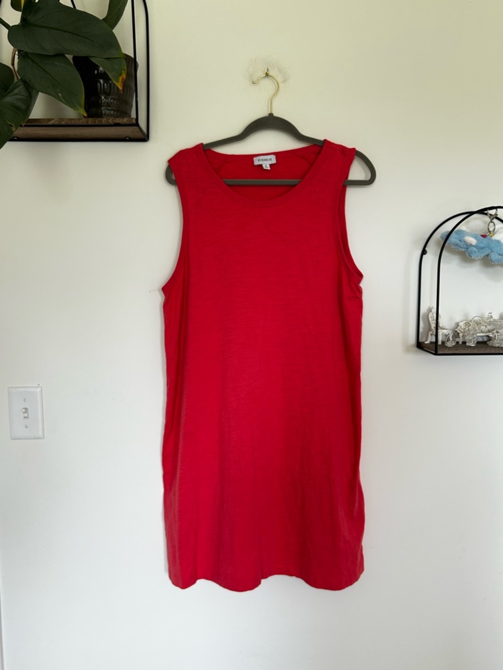 Evereve Red Sleeveless Mini Dress